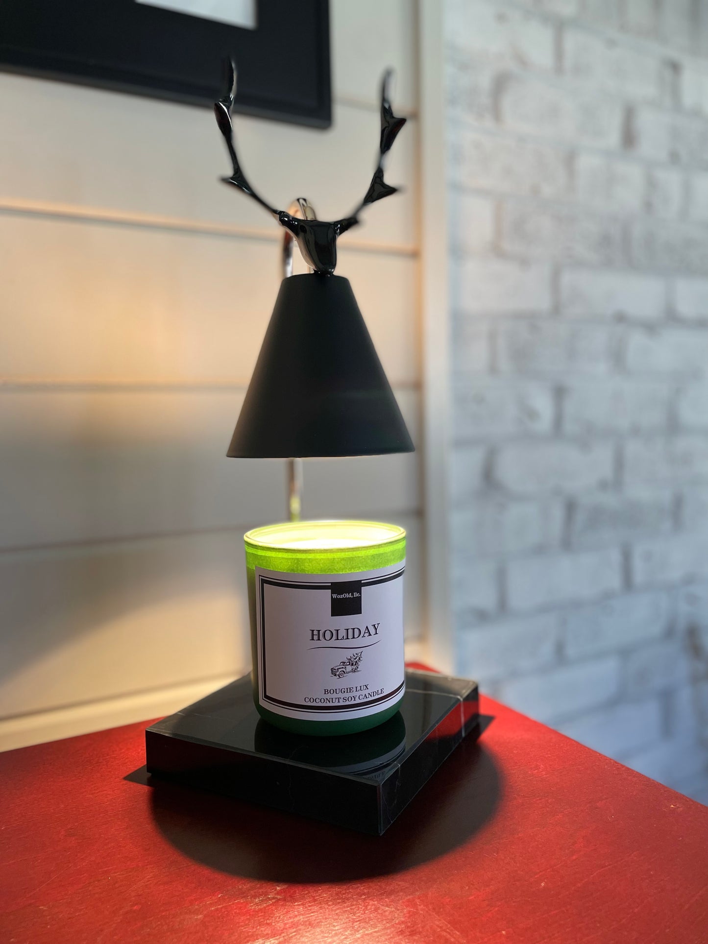 Black Candle Warming Lamp