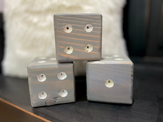 Roll the Dice - Gray (Set of 3)