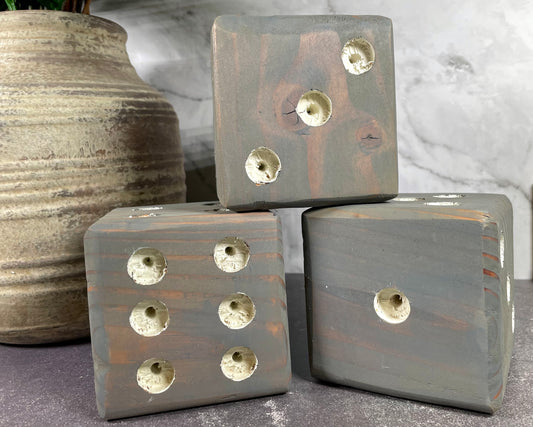 Roll the Dice - Gray (Set of 3)